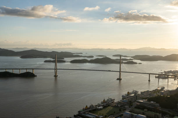 istock Sunset over Mokpo Bridge 1264620782