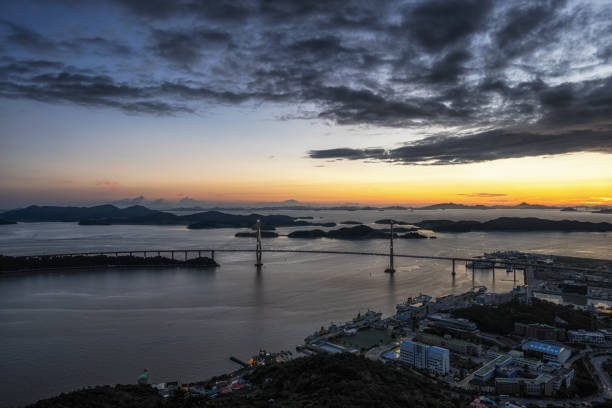 istock Mokpo Bridge after Sunset 1264625291