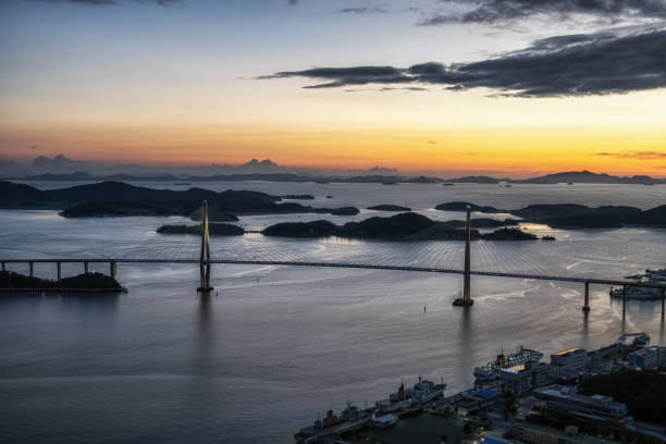 istock Mokpo Bridge after Sunset 1264625389