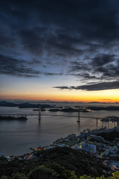 istock Mokpo Bridge after Sunset 1264625485