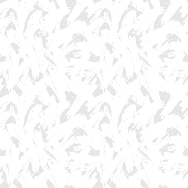 White Camouflage Brush strokes Seamless Pattern Background White camouflage brush strokes seamless pattern background for fashion prints, graphics, backgrounds and crafts black and white cheetah print stock illustrations