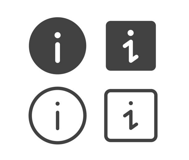 informationen - illustration icons - information stock-grafiken, -clipart, -cartoons und -symbole