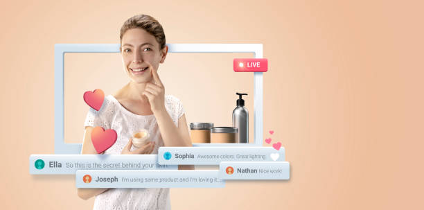 istock Female Vlogger Skin Care 1264634352