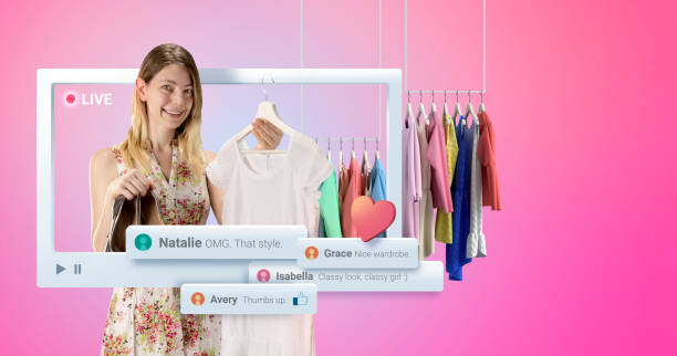 Female Vlogger Dress Presentation