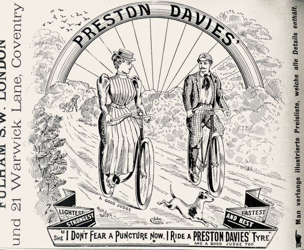 stockillustraties, clipart, cartoons en iconen met advertentie voor preston davies band - davies