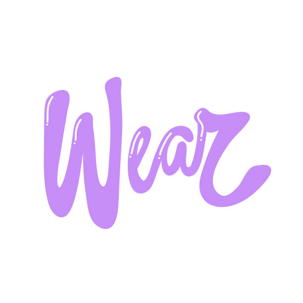 istock Wear. Lettering quote in retro style. Creative vector illustration text. Holiday art font. Vector calligraphy lettering quote. 1264636644