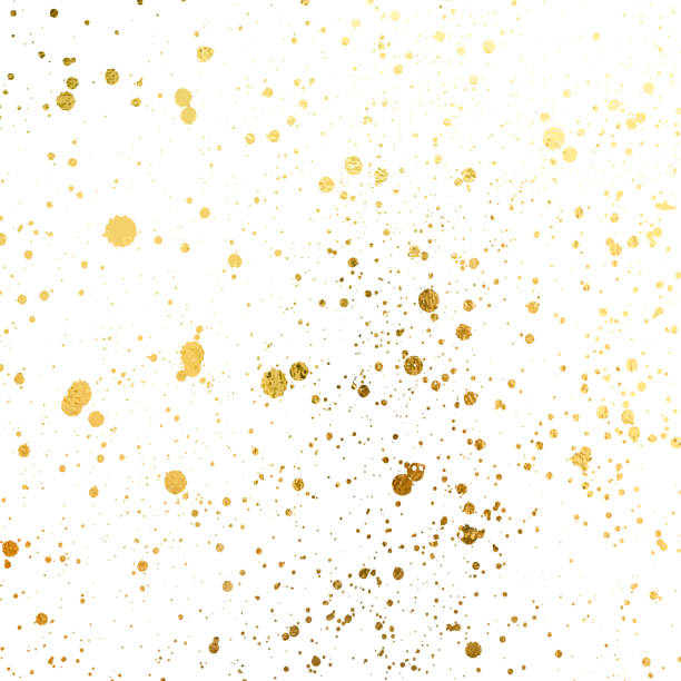 goldene flecken grunge städtischen hintergrund. textur-vektor. staub überlagern notkorn. gold farbe splatter, poster für ihr design. handzeichnung illustration - golden rim stock-grafiken, -clipart, -cartoons und -symbole