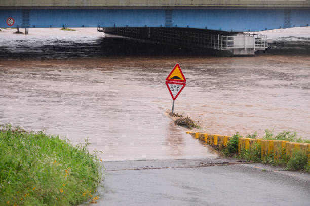 istock Heavy rains flooded the Underpass Road 1264650685