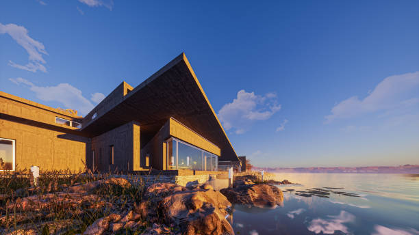 istock Japan Lake House 3d renderer illustration 1264655730