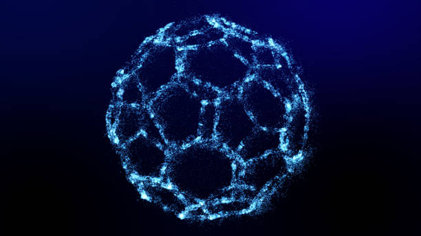 istock Digital world cyber space, futuristic technology background neon light particles dust 3D sphere globe. Digital communication technology wireless computer network connect concept. 1264658648