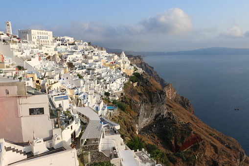 Fira is the beautiful capital of the island and the biggest and most cosmopolitan settlement of Santorini. It is located in the western edge of the island, opposite the volcano and the two volcanic islands, Palaia Kammeni and Nea Kammeni that lie in the sea.