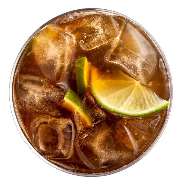 istock Top view of Cuba Libre cocktail 1264664064