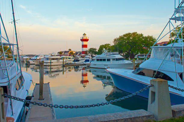 istock Lighthouse-Harbor Town-Hilton Head Island South Carolina 1264666054