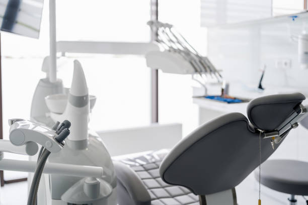 istock Dental chair and other accessories during Modern dental practice 1264674531