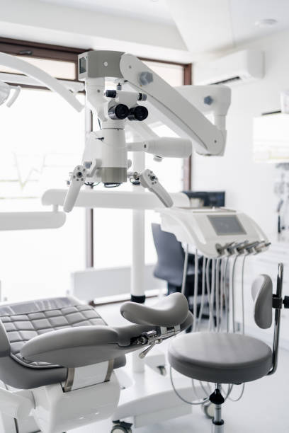 istock Dental chair and other accessories during Modern dental practice 1264674556