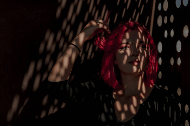 istock Dyed red hair young women 1264683938