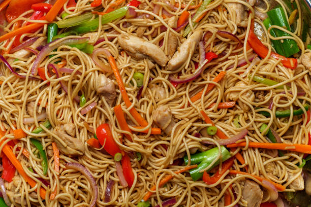 istock Chow Mein Hakka Noodles 1264685565