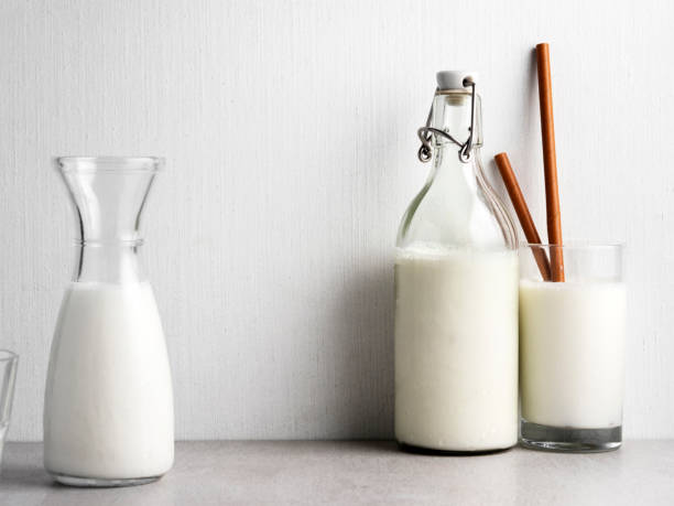 istock Milk, Various kinds of milk,  milk in bottle, 1264692863