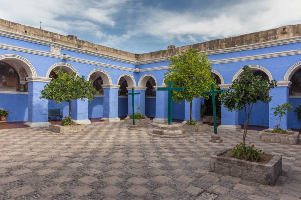 istock Santa Catalina Monastery, in Arequipa, Peru 1264692876