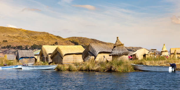 istock Uros Floating islands in Titikaka lake, in peru 1264695674