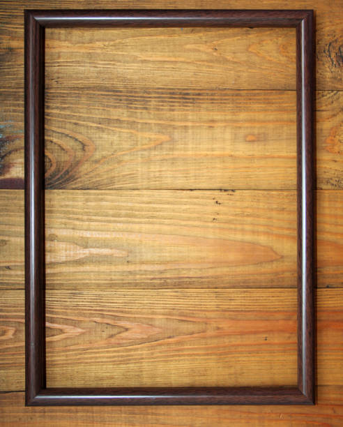 istock Dark frame on wooden texture. Old grunge dark texture 1264698739