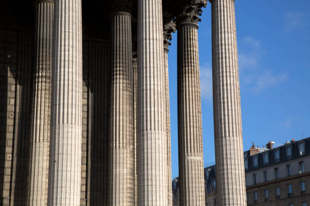 Pilars of Madeleine Church; Paris; France