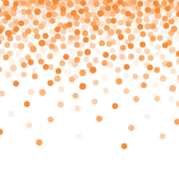 Vector illustration of Falling Confetti Background