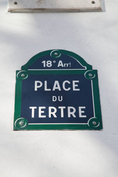 istock Tertre Square Street Sign; Paris 1264701487