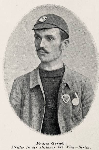 istock Cyclist Franz Gerger, portrait without bicycle 1264703726