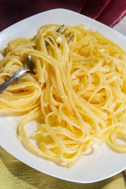 istock Italian Fettuccine Alfredo Dinner 1264703757