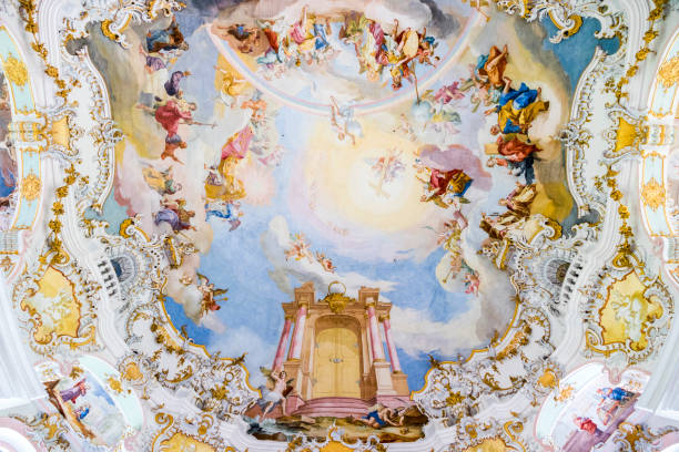 istock Pilgrimage Church of Wies, Germany 1264705365