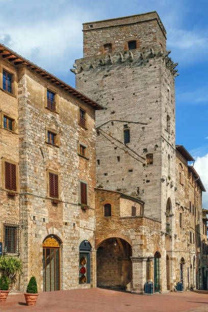 istock Street in San Gimignano, Italy 1264706556