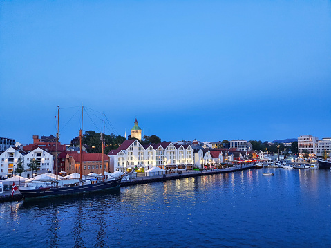 Dawn in Stavanger Sentrum, Norway