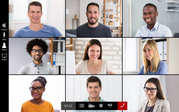 istock Online Video Conference Meeting Group Call 1264709837