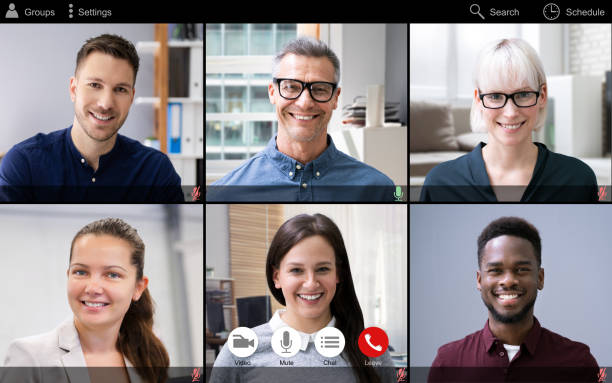 istock Online Video Conference Meeting Group Call 1264709841