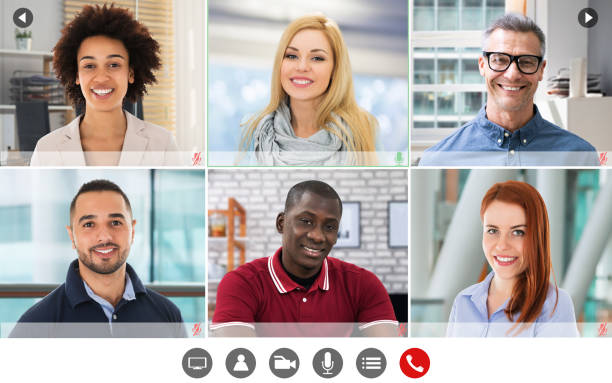 istock Online Video Conference Meeting Group Call 1264709842
