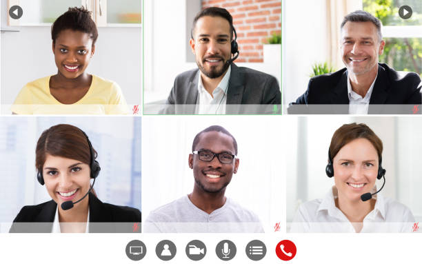 istock Online Video Conference Meeting Group Call 1264709843