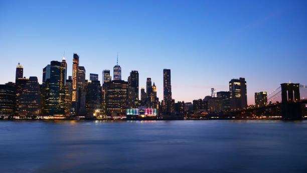 istock landscape of lower manhattan at evening time 1264709974