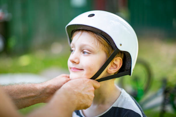 istock Little boy riding bike 1264711553
