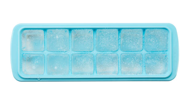 istock Form for making ice cubes. The concept of cold drinks. 1264711741