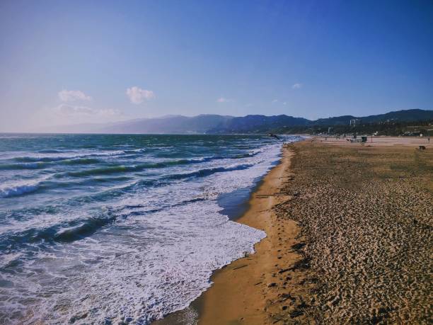istock Beach and waves, Los Angeles, California (downtown) 1264712005