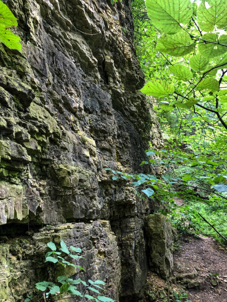 istock Rock wall in Janesville, Wisconsin 1264712045