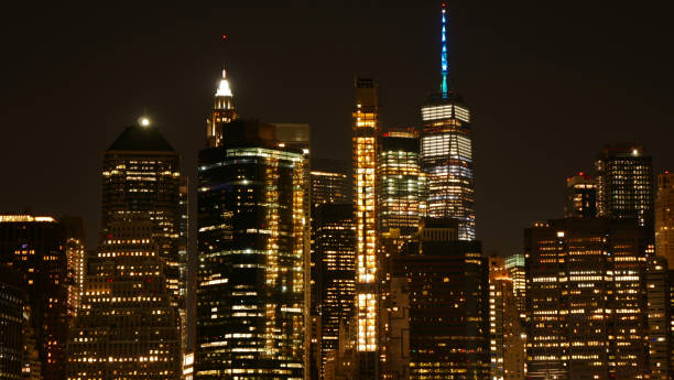 istock landscape of lower manhattan night time 1264714649