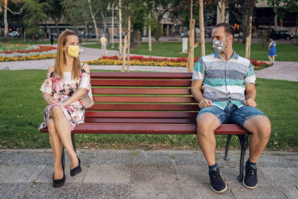istock Social distancing in COVID-19 pandemic 1264718547