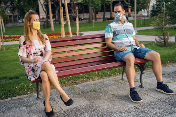 istock Social distancing in COVID-19 pandemic 1264718551