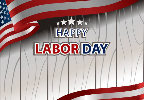 istock waving american flag happy labor day on september banner background 1264727444