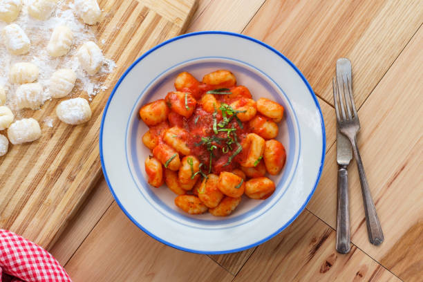 istock Italian Gnocchi Tomato Sauce 1264731332