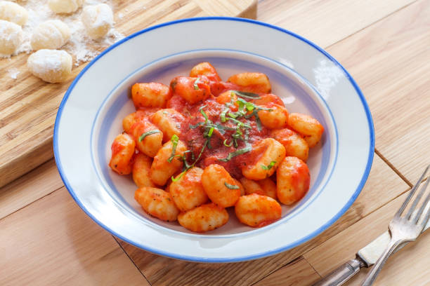 istock Italian Gnocchi Tomato Sauce 1264731335