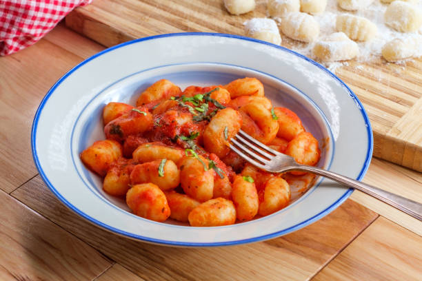 istock Italian Gnocchi Tomato Sauce 1264731341