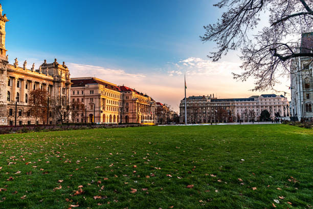 istock Garden behind Hungarian Parliament building 1264734991